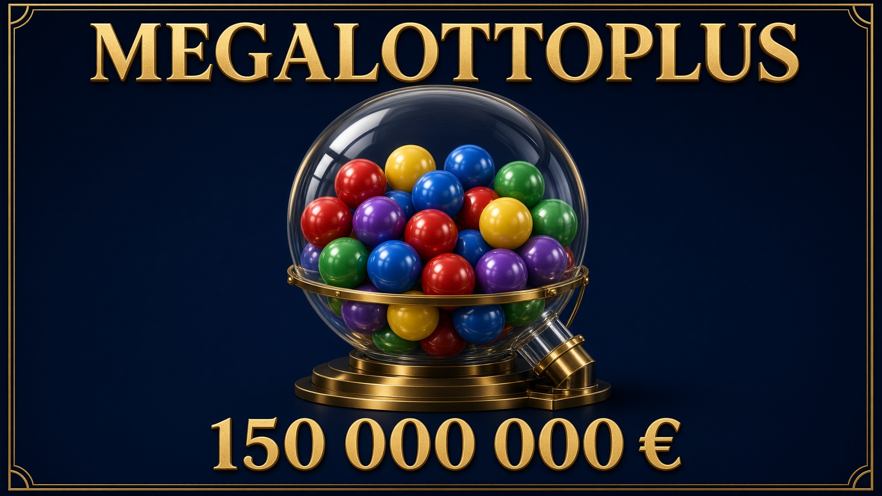 Affiche MEGALOTTOPLUS, globe